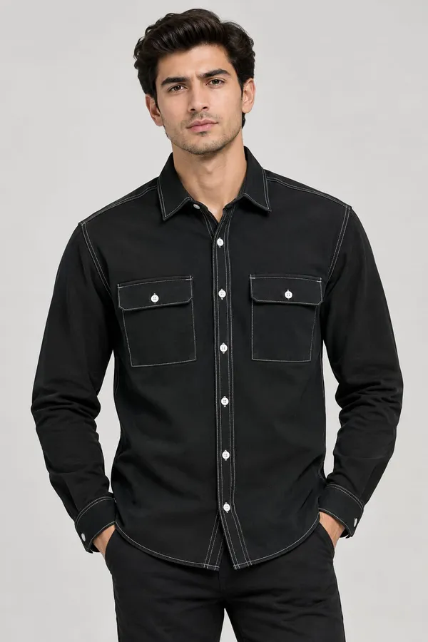 Black_Casual_Fit_Shirt_for_Men