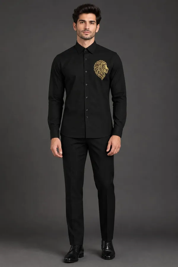 Black_Shirt_And_Trousers_Set_for_Men