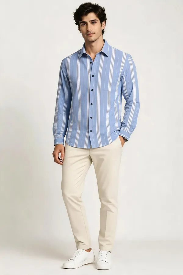 Blue_Striped_Casual_Shirt_For_Men