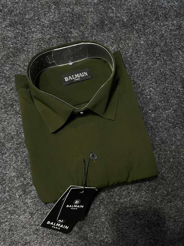 Olive_Green_Collared_Shirt_for_Men