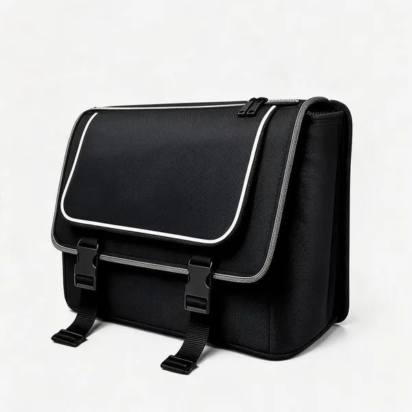 Black_Leatherette_Motorcycle_Saddlebag_25L