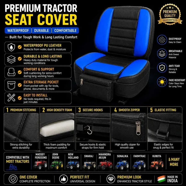 NHOODS_Rexin,_PU_Leather_Car_Seat_Cover_Premium_Universal_Tractor_Seat_Cover_featuring_a_sturdy,_comfortable,_and_durable_design._It_offers_waterproof_PU_leather_material,_an_anti-slip_fit,_and_easy_installation._Suitable_for_most_tractor_models,_including_Mahindra,_Swaraj,_Massey_Ferguson,_Sonalika,_John_Deere,_Farmtrac,_and_Powertrac._(NA,_Mono_Back_Seat,_With_Back_Seat_Arm_Rest,_1_Seater)