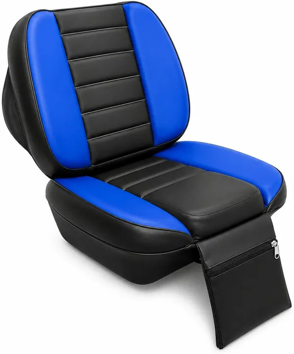 Ridematte_Leatherette_Car_Seat_Cover_Leatheratte_Tractor_Seat_Cover_With_extra_pocket_for_storing_Mobile,_Keys,_Wallet,_Blue_(NA,_Mono_Back_Seat,_Without_Back_Seat_Arm_Rest,_1_Seater)