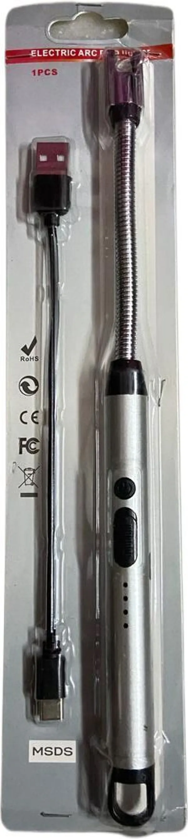dashecom_USB_Rechargeable_Electric_Arc_Lighter_Steel,_Plastic_Electronic_Gas_Lighter_(Black,_Pack_of_1)