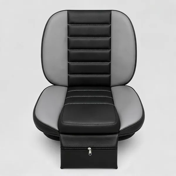 Ridematte_Grey_Black_Pu_Leather_Tractor_Seat_Cover_With_Storage_Pocket