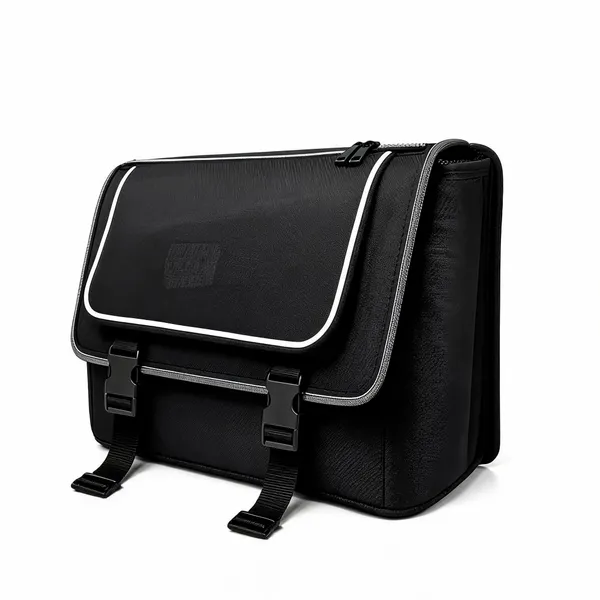 Black_Leatherette_Motorcycle_Saddlebag_25L