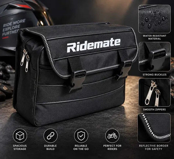 Ridemate_Motorcycle_Saddlebag_Saddle_Bag_Black_Leatherette_Motorbike_Saddlebag_(25_L)
