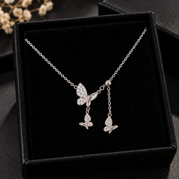 Silver_925_Butterfly_Pendant_Necklace_For_Women