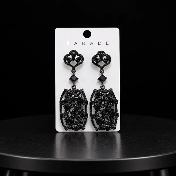 Black_Stainless_Steel_Heart_Drop_Earrings_Set_For_Women