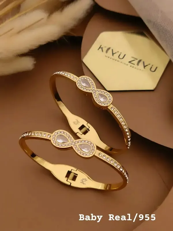 Gold_Tone_Crystal_Infinity_Stainless_Steel_Cuff_Bracelet_Set_For_Women