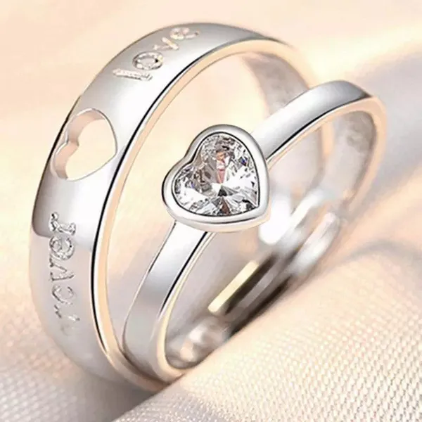 Silver_Plated_Heart_Design_Couple_Ring_Set_For_Women