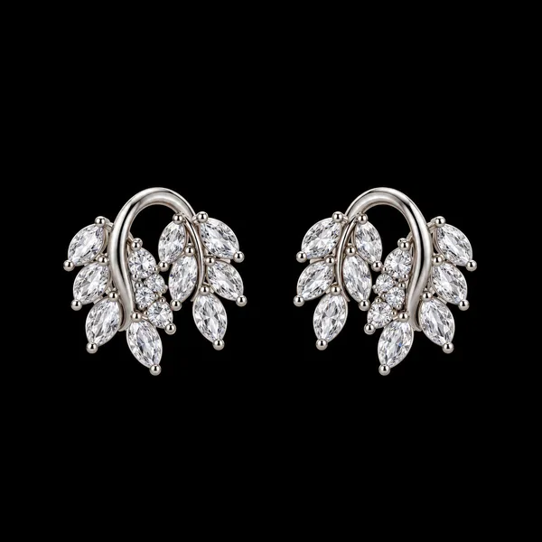 Silver_925_Marquise_Crystal_Cluster_Earrings_For_Women