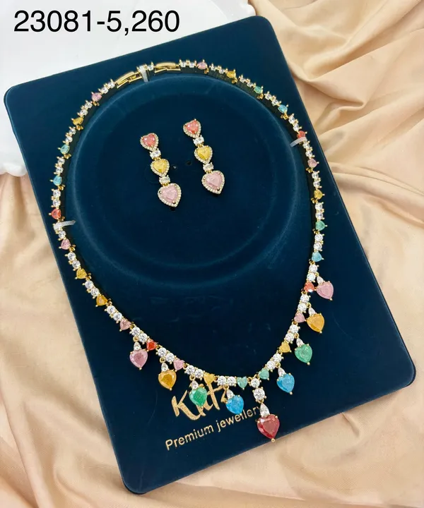 Brass_Gold_Tone_Multicolor_Stone_Necklace_And_Earrings_Set_For_Women