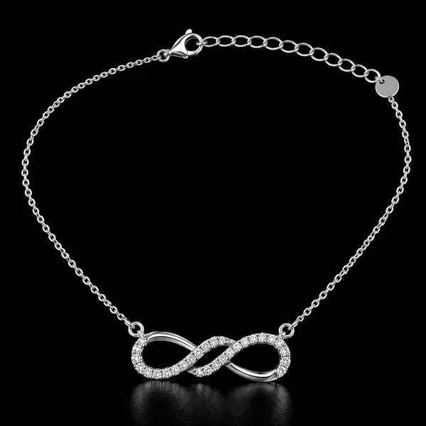 Silver_925_Infinity_Crystal_Chain_Bracelet_For_Women
