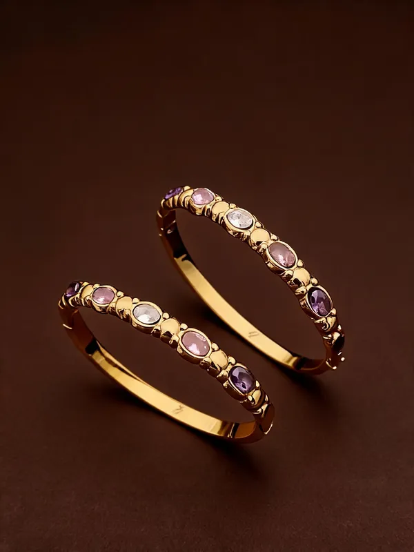 Gold_Tone_Stone_Studded_Stainless_Steel_Bangle_Set_For_Women