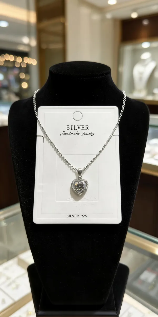 Silver_925_Heart_Pendant_Necklace_For_Women
