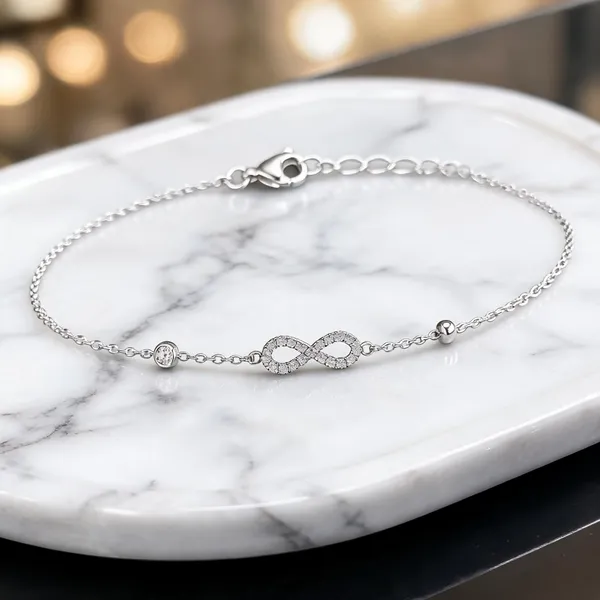 Silver_925_Infinity_Crystal_Chain_Bracelet_For_Women