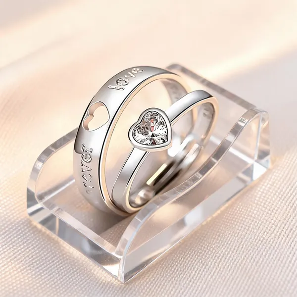 Silver_Plated_Heart_Design_Couple_Ring_Set_For_Women