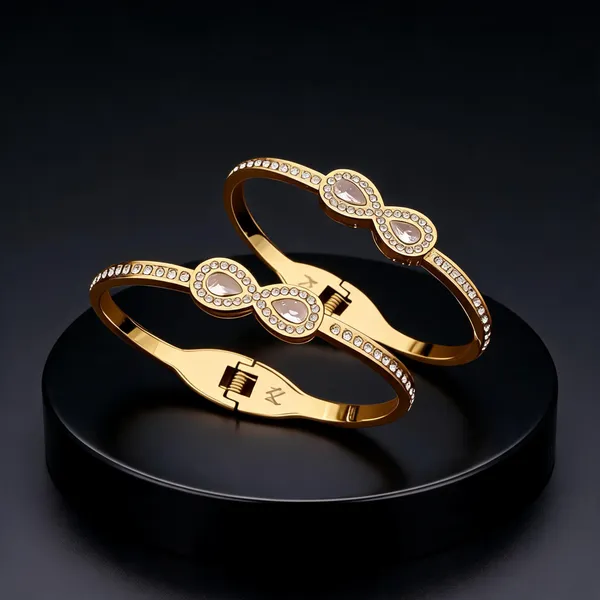 Gold_Tone_Crystal_Infinity_Stainless_Steel_Cuff_Bracelet_Set_For_Women