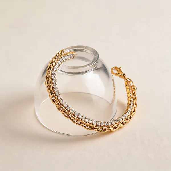 Gold_Plated_Stainless_Steel_Crystal_Chain_Bracelet_For_Women