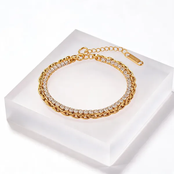 Gold_Plated_Stainless_Steel_Crystal_Chain_Bracelet_For_Women