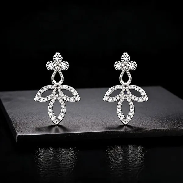 Silver_925_Floral_Teardrop_Crystal_Drop_Earrings_For_Women