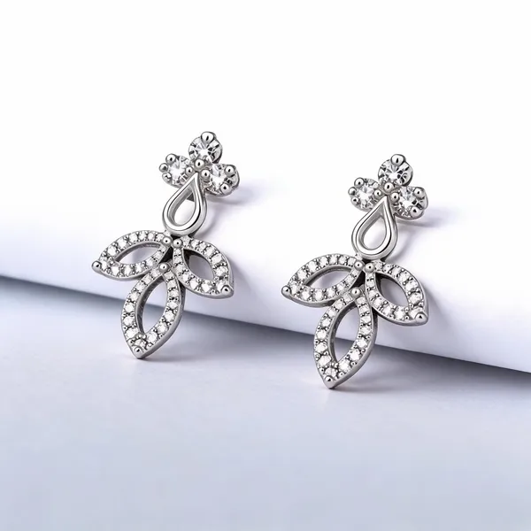 Silver_925_Floral_Teardrop_Crystal_Drop_Earrings_For_Women