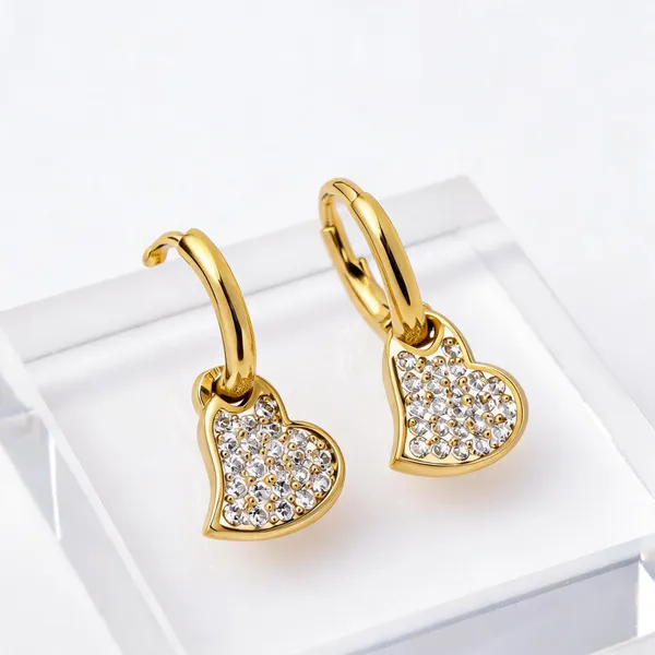 Gold_Plated_Stainless_Steel_Crystal_Heart_Hoop_Drop_Earrings_For_Women