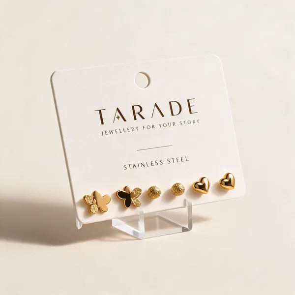 Gold_Plated_Stainless_Steel_Mixed_Stud_Earrings_Set_Of_3_For_Women