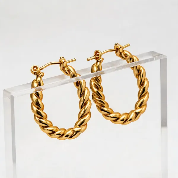 Gold_Plated_Stainless_Steel_Hoop_Earrings_Set_For_Women