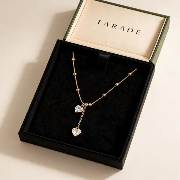 Gold_Plated_Stainless_Steel_Layered_Heart_Pendant_Necklace_For_Women