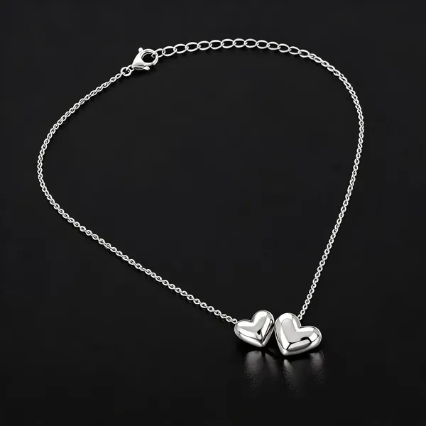 Silver_925_Double_Heart_Pendant_Necklace_For_Women