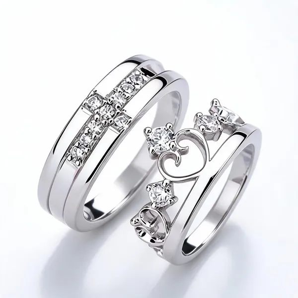 Silver_Plated_Stainless_Steel_Crystal_Band_Couple_Rings_Set_For_Women