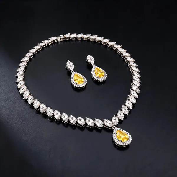 Silver_Tone_Brass_Yellow_Marquise_Stone_Necklace_And_Earrings_Set_For_Women