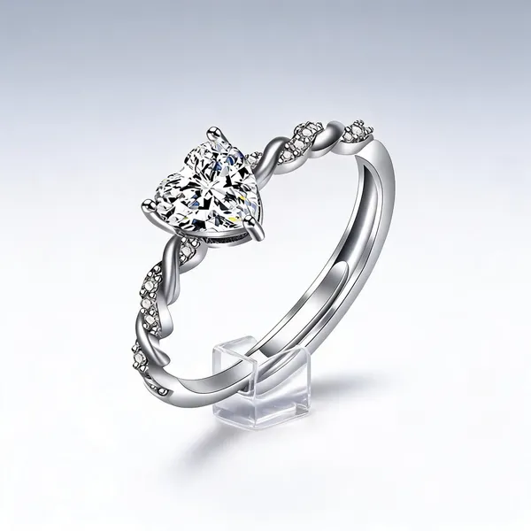 Silver_Plated_Stainless_Steel_Heart_Solitaire_Ring_For_Women