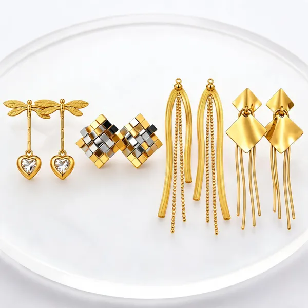 Gold_Plated_Stainless_Steel_Statement_Earrings_Set_For_Women