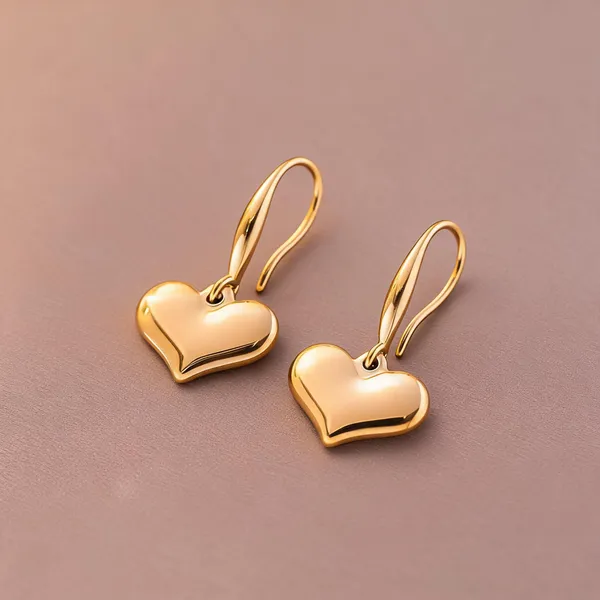 Gold_Plated_Heart_Drop_Earrings_For_Women