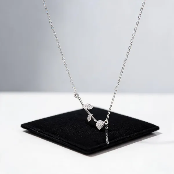 Silver_925_Leaf_Heart_Pendant_Necklace_For_Women