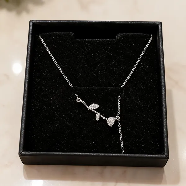 Silver_925_Leaf_Heart_Pendant_Necklace_For_Women