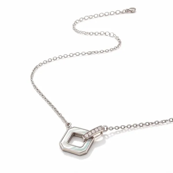 Silver_925_Geometric_Open_Square_Pendant_Necklace_For_Women