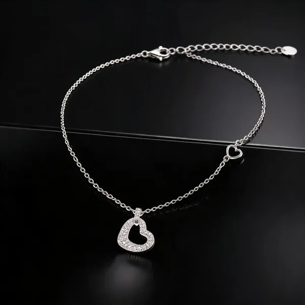 Silver_925_Sparkling_Heart_Pendant_Necklace_For_Women