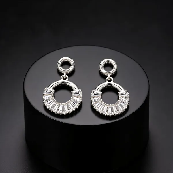 Silver_925_Crystal_Baguette_Hoop_Drop_Earrings_For_Women