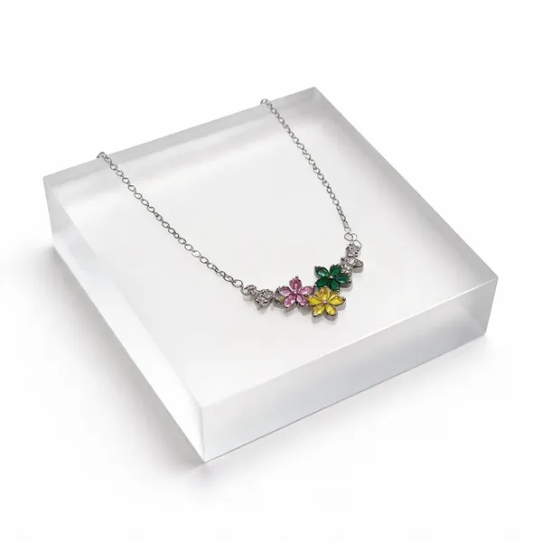 Silver_925_Colourful_Floral_Pendant_Necklace_For_Women