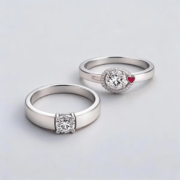 Silver_Plated_Clear_Pink_Stone_Rings_Set_For_Women