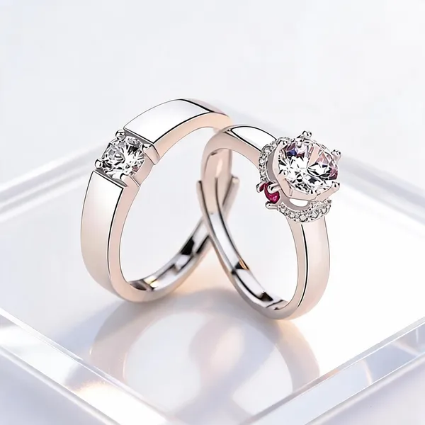 Silver_Plated_Clear_Pink_Stone_Rings_Set_For_Women