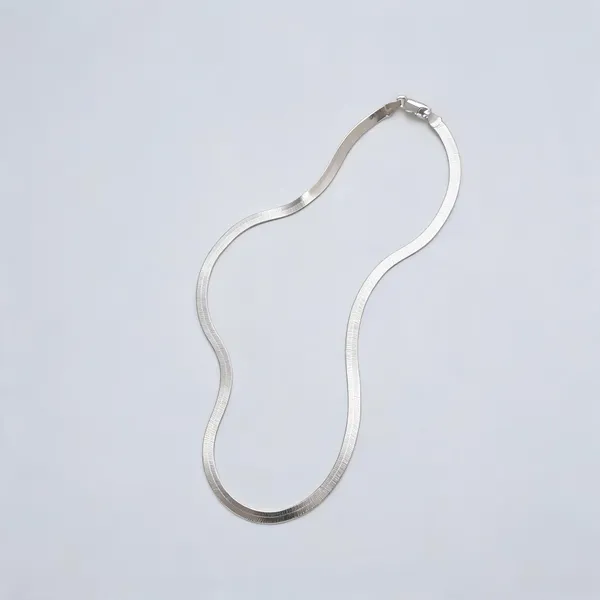 Silver_925_Herringbone_Chain_Necklace_For_Women
