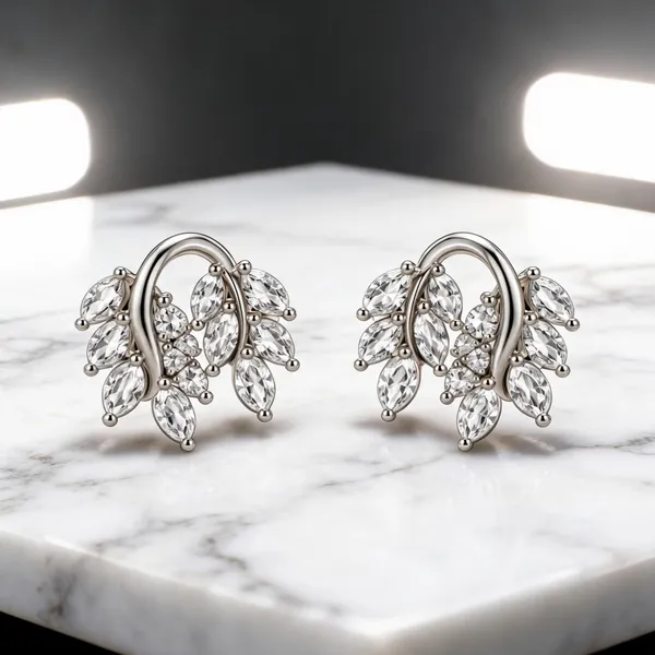 Silver_925_Marquise_Crystal_Cluster_Earrings_For_Women