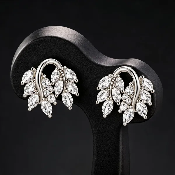 Silver_925_Marquise_Crystal_Cluster_Earrings_For_Women