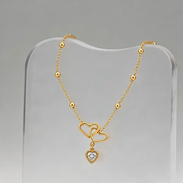 Gold_Plated_Stainless_Steel_Double_Heart_Pendant_Necklace_For_Women