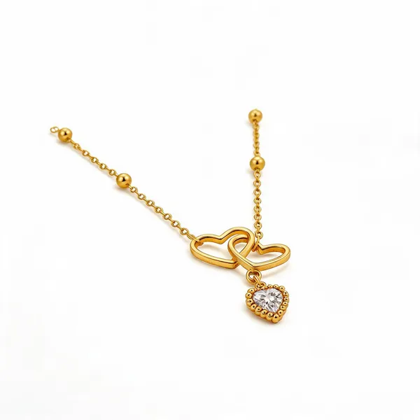 Gold_Plated_Stainless_Steel_Double_Heart_Pendant_Necklace_For_Women